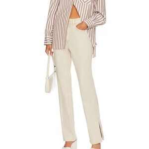 GRLFRND Beige The Harlow High-Rise Bootcut Jeans – Size 27